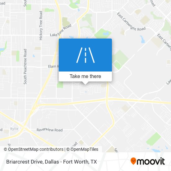 Mapa de Briarcrest Drive