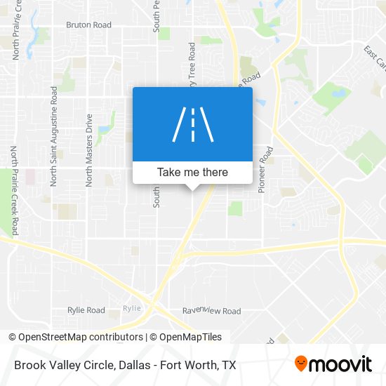 Brook Valley Circle map