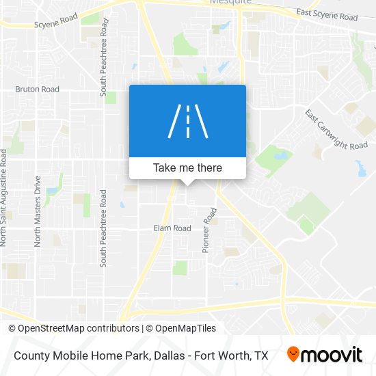 Mapa de County Mobile Home Park