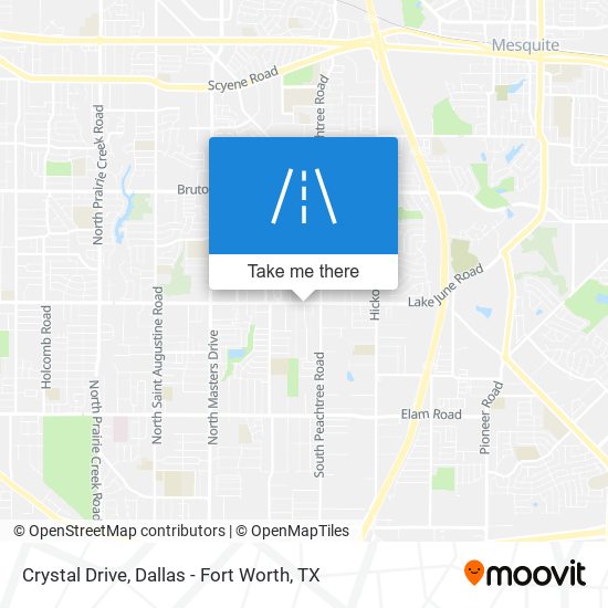 Mapa de Crystal Drive