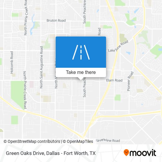 Green Oaks Drive map