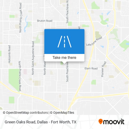 Green Oaks Road map