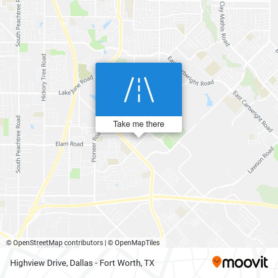 Highview Drive map