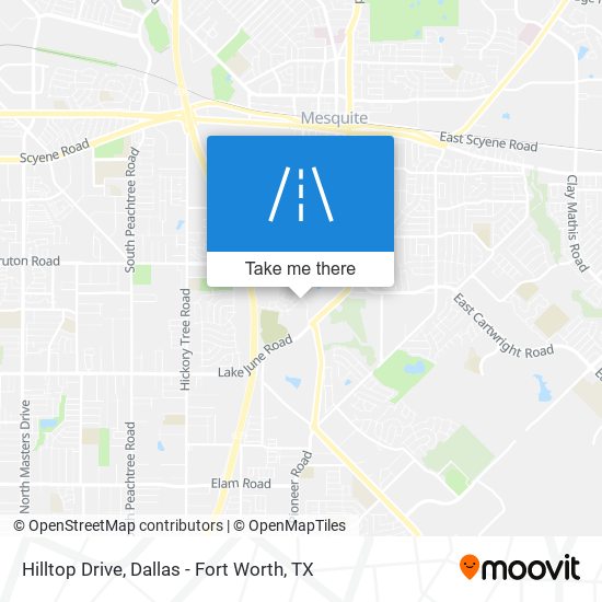 Mapa de Hilltop Drive