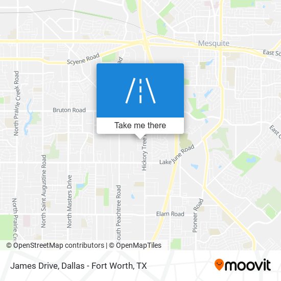 Mapa de James Drive