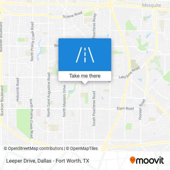 Mapa de Leeper Drive