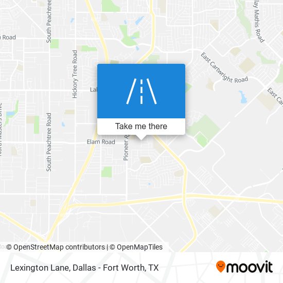 Mapa de Lexington Lane