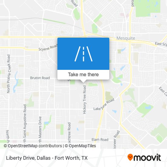 Mapa de Liberty Drive