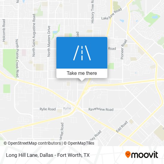 Long Hill Lane map