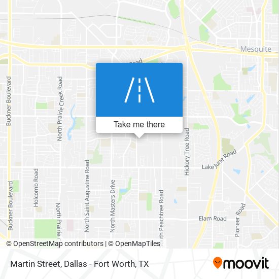 Martin Street map