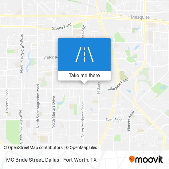 MC Bride Street map