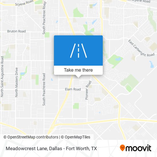 Mapa de Meadowcrest Lane