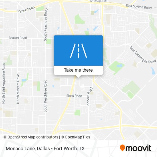 Monaco Lane map