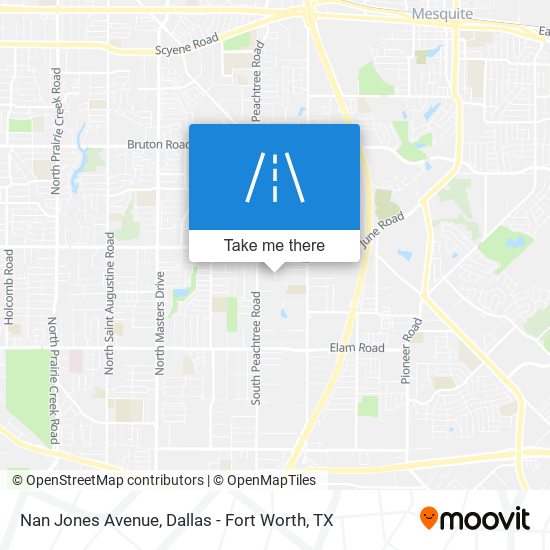 Mapa de Nan Jones Avenue