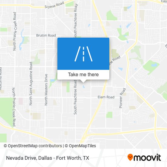 Nevada Drive map