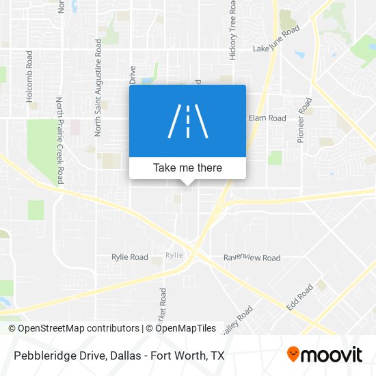 Pebbleridge Drive map