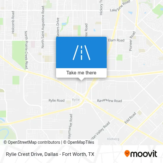Rylie Crest Drive map