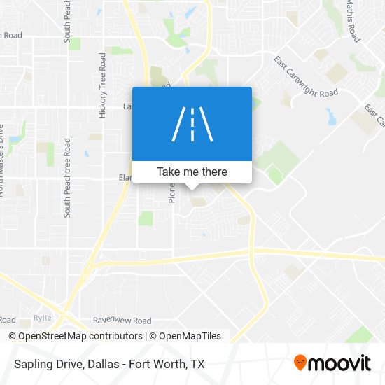 Mapa de Sapling Drive
