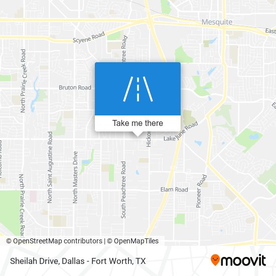 Sheilah Drive map