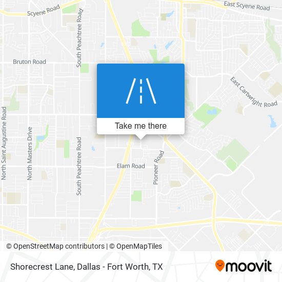 Mapa de Shorecrest Lane