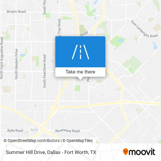 Summer Hill Drive map