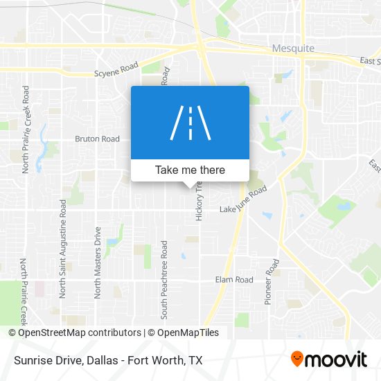 Sunrise Drive map
