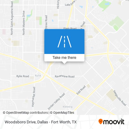 Woodsboro Drive map