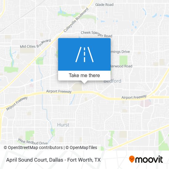April Sound Court map