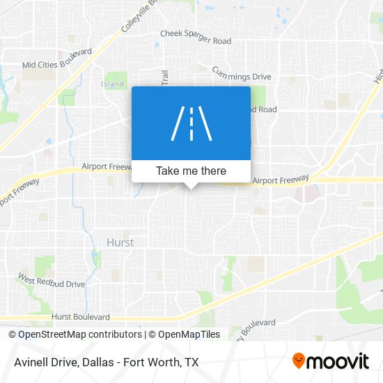 Avinell Drive map