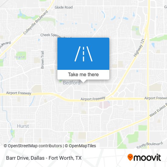 Barr Drive map