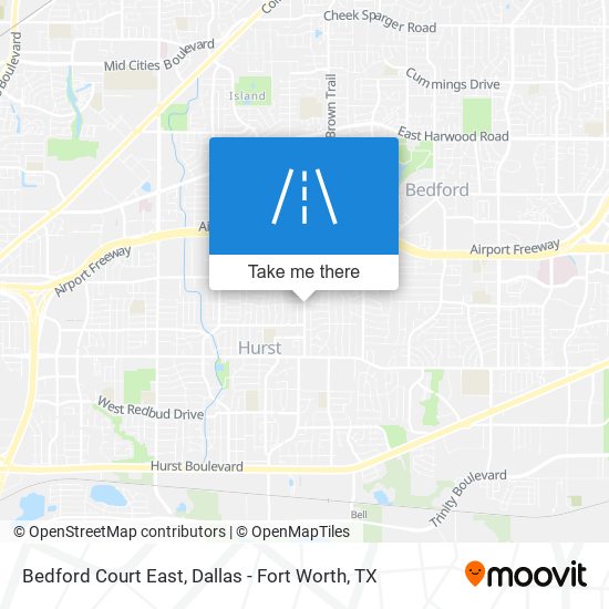 Bedford Court East map