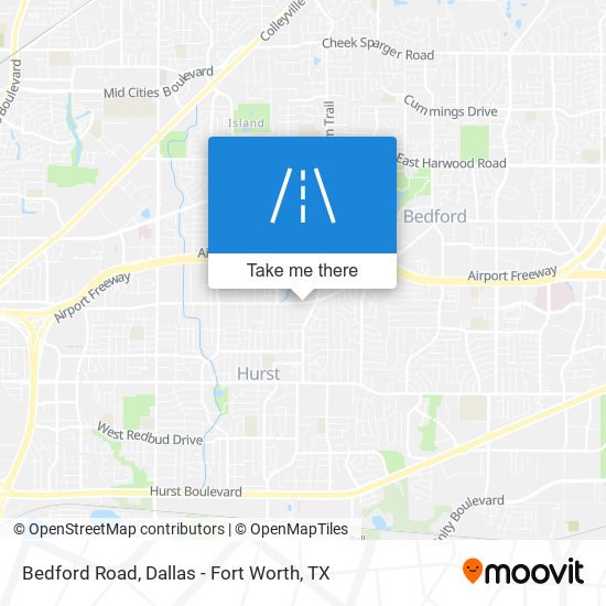 Mapa de Bedford Road