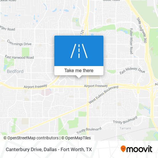 Mapa de Canterbury Drive