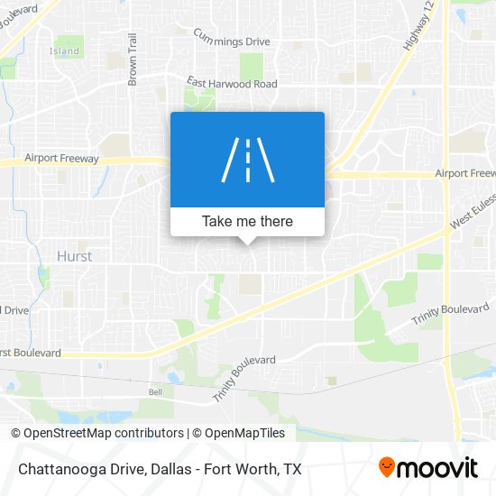 Chattanooga Drive map