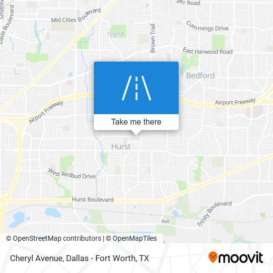 Cheryl Avenue map