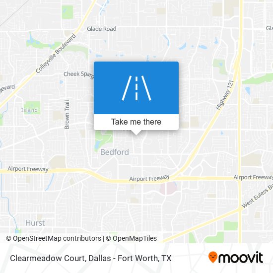 Mapa de Clearmeadow Court