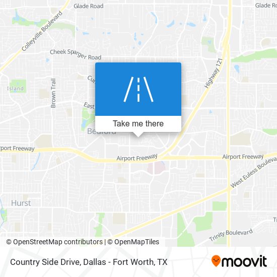 Country Side Drive map