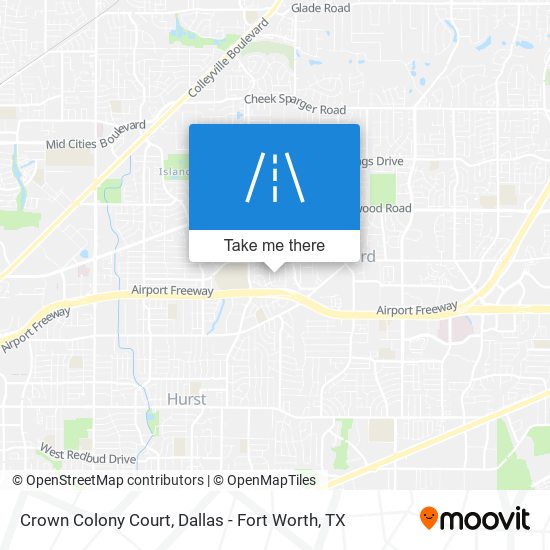 Crown Colony Court map
