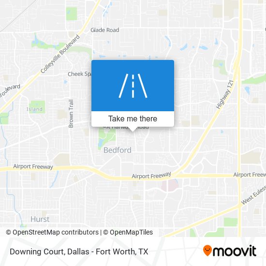 Downing Court map