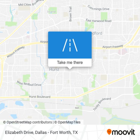 Elizabeth Drive map