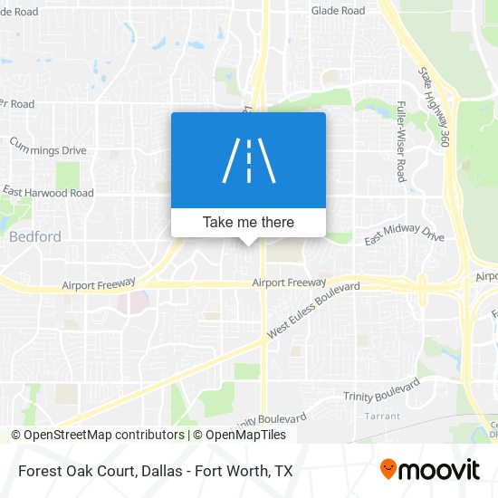 Forest Oak Court map