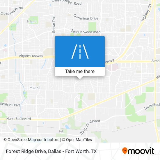 Forest Ridge Drive map