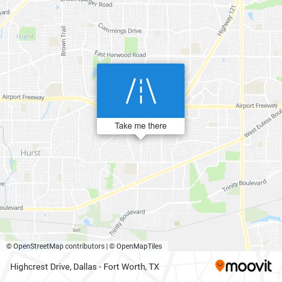Highcrest Drive map