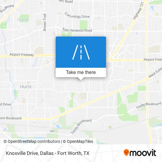 Knoxville Drive map