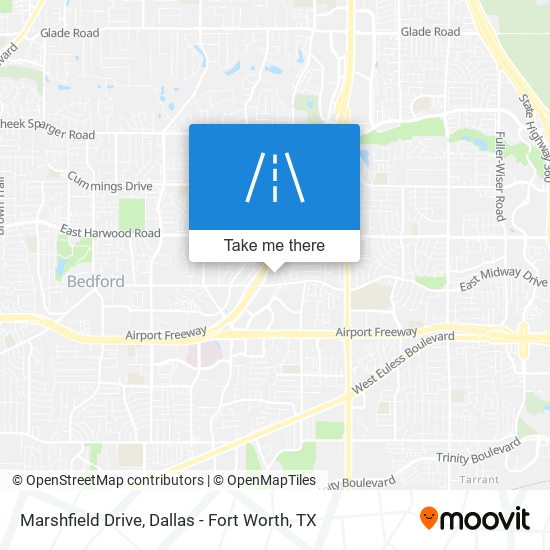 Marshfield Drive map