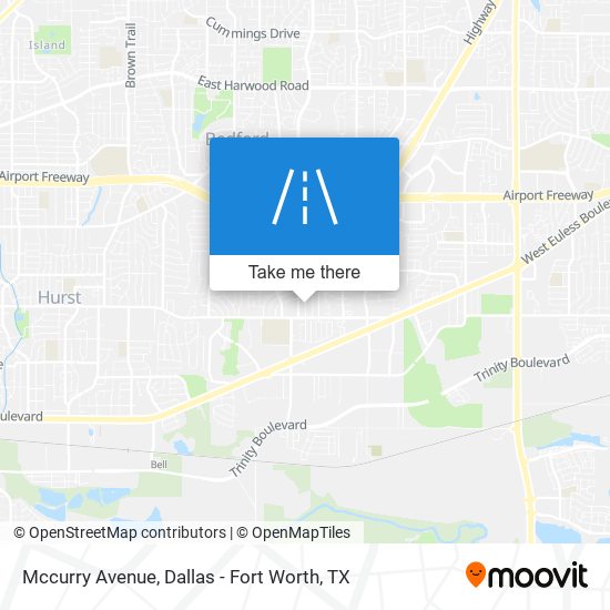 Mapa de Mccurry Avenue