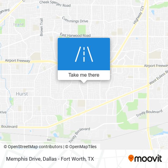 Memphis Drive map