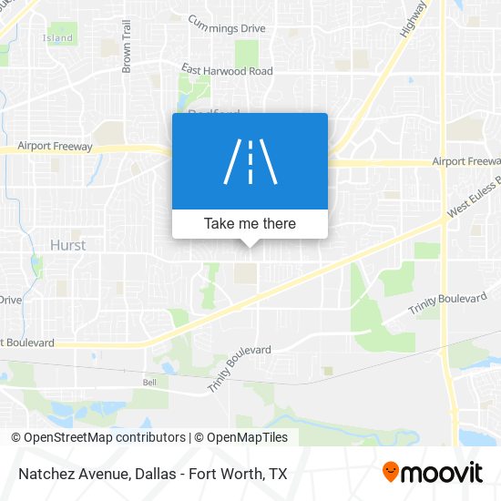 Mapa de Natchez Avenue