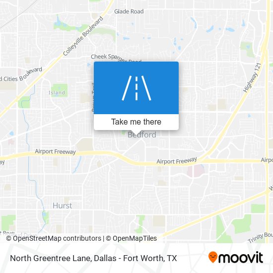 North Greentree Lane map