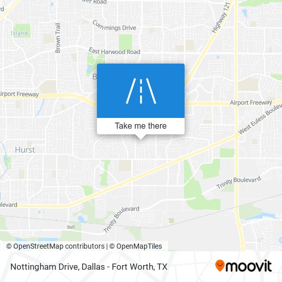Mapa de Nottingham Drive